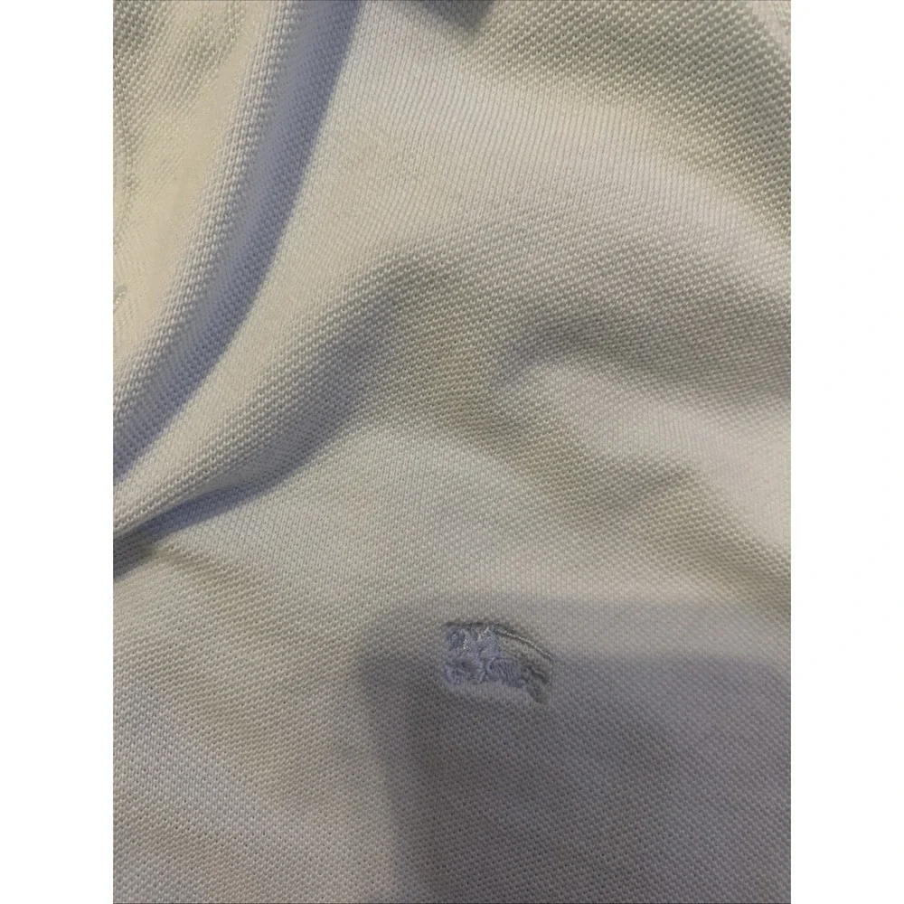 Burberry London Men's Polo Pullover Light Blue Size XL  Small detail In Photo - Picture 4 of 6